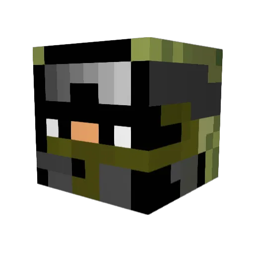 tmdghks4018 Minecraft avatar head, 3D render
