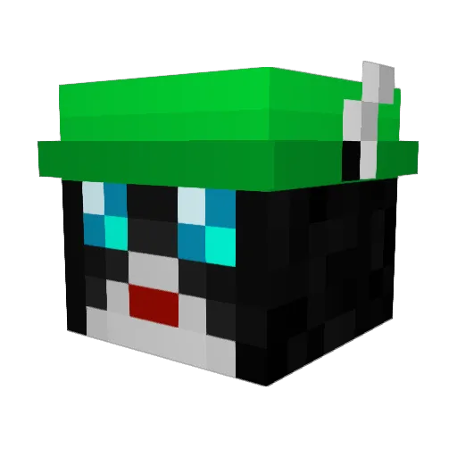 tmdrake2 Minecraft avatar head, 3D render