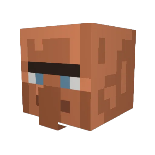 tmf123456 Minecraft avatar head, 3D render