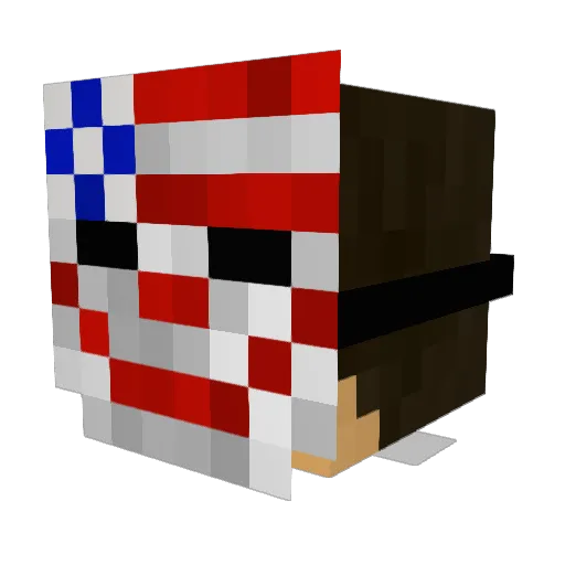 tmge331 Minecraft avatar head, 3D render