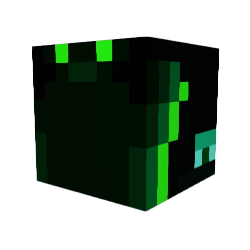 tmi654 Minecraft avatar head, 3D render