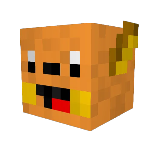 tms5128 Minecraft avatar head, 3D render