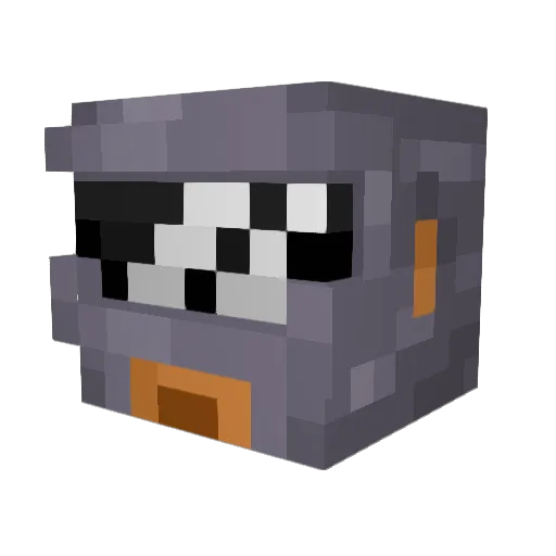tmswyer Minecraft avatar head, 3D render