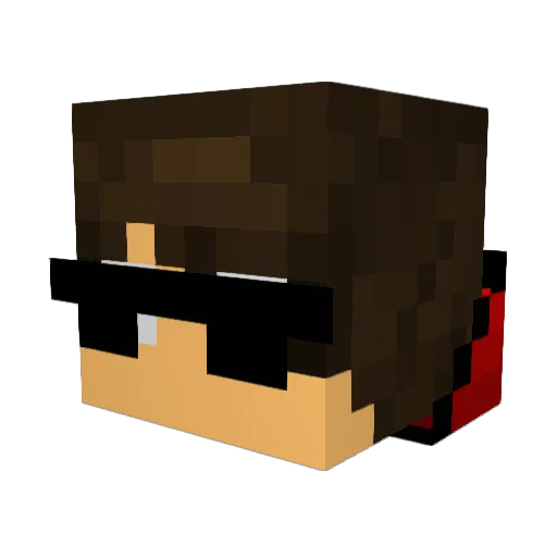 tnanexx Minecraft avatar head, 3D render