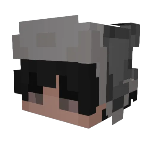 tnhs Minecraft avatar head, 3D render
