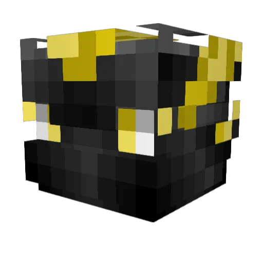 tns01 Minecraft avatar head, 3D render