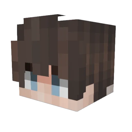 tnt12man Minecraft avatar head, 3D render