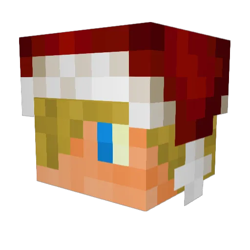 tnt165342 Minecraft avatar head, 3D render