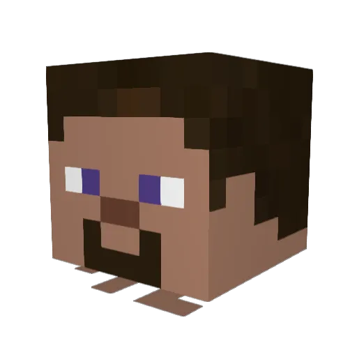 tnt2112 Minecraft avatar head, 3D render