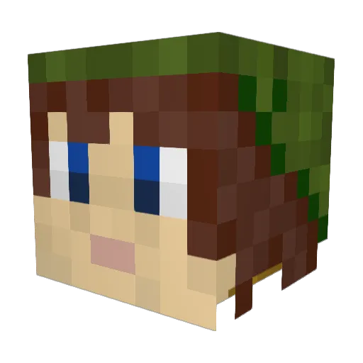 tnt_jonas Minecraft avatar head, 3D render