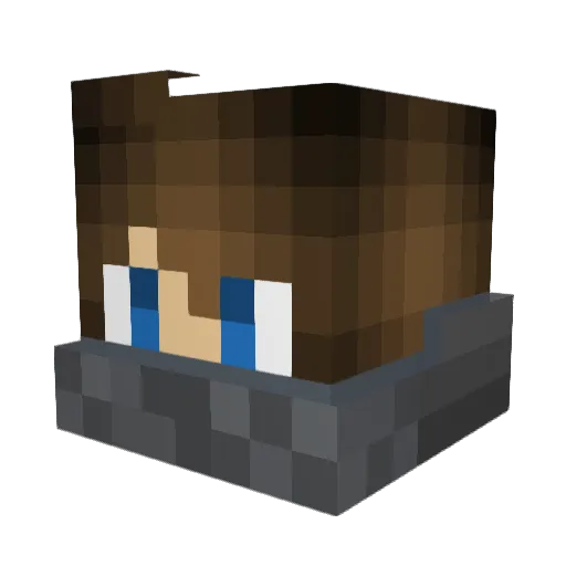 tntkillercody Minecraft avatar head, 3D render