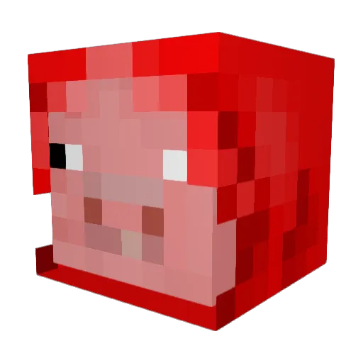 tntmurf Minecraft avatar head, 3D render