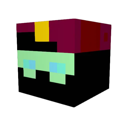 tntwiskey Minecraft avatar head, 3D render