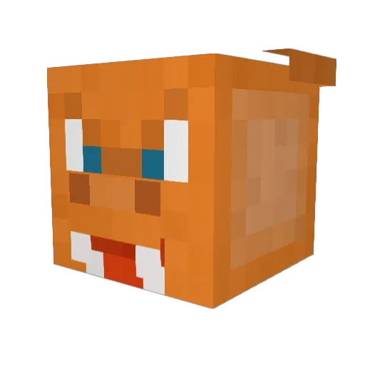 tntx82 Minecraft avatar head, 3D render