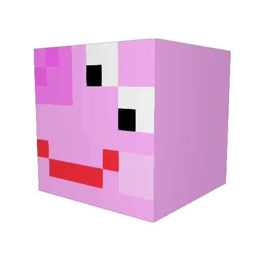 tntykc Minecraft avatar head, 3D render