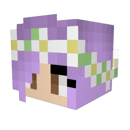 tnutty6 Minecraft avatar head, 3D render