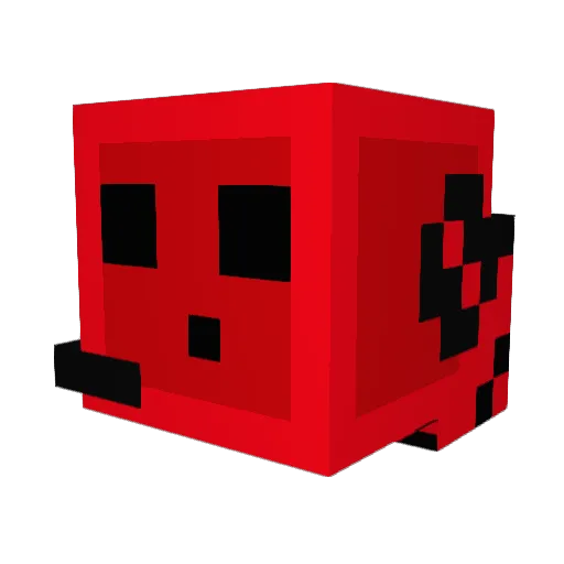 to10700 Minecraft avatar head, 3D render