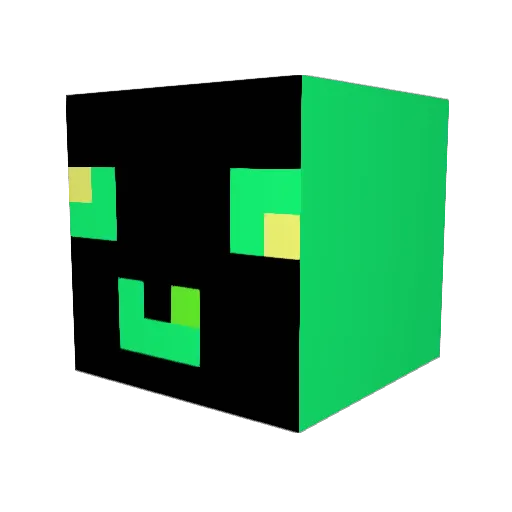 toXiii99 Minecraft avatar head, 3D render