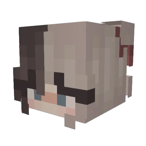 toahsty Minecraft avatar head, 3D render