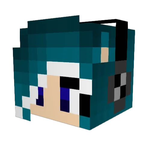 toant Minecraft avatar head, 3D render