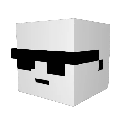 toast2947 Minecraft avatar head, 3D render
