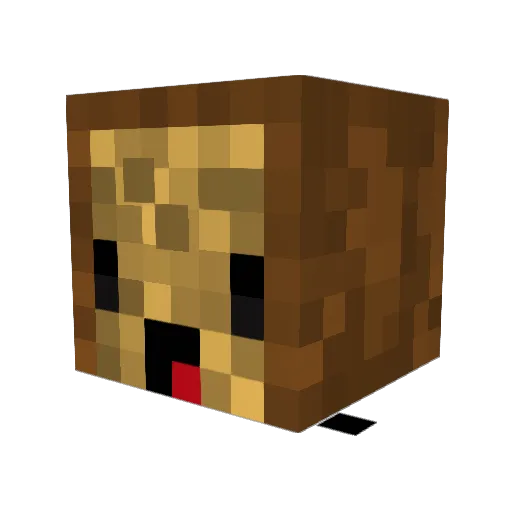toastaid Minecraft avatar head, 3D render
