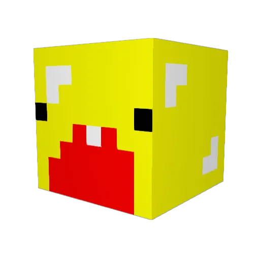 toasteroven2000 Minecraft avatar head, 3D render