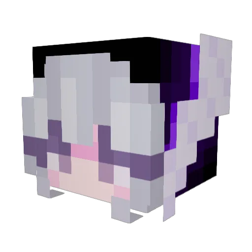 toastkilll Minecraft avatar head, 3D render
