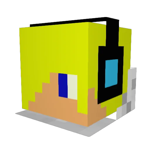 toastyEgg Minecraft avatar head, 3D render