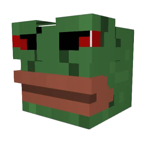 tob21 Minecraft avatar head, 3D render