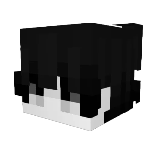 tob77k Minecraft avatar head, 3D render