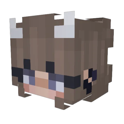 tobbelobbe Minecraft avatar head, 3D render