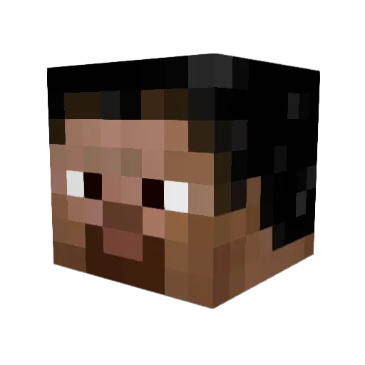 tobbevb Minecraft avatar head, 3D render