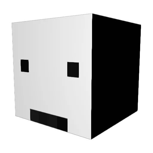 tobbi02 Minecraft avatar head, 3D render