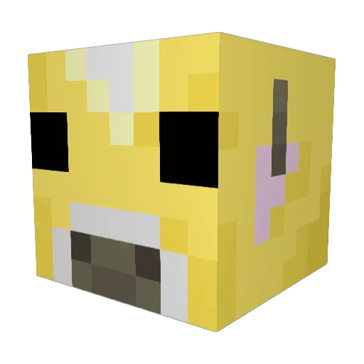 tobbstar123 Minecraft avatar head, 3D render