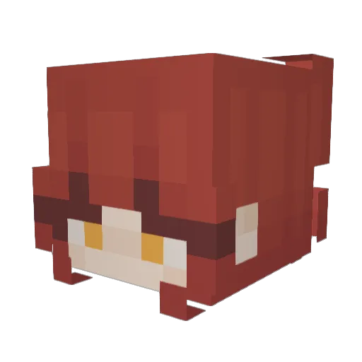 toben2 Minecraft avatar head, 3D render