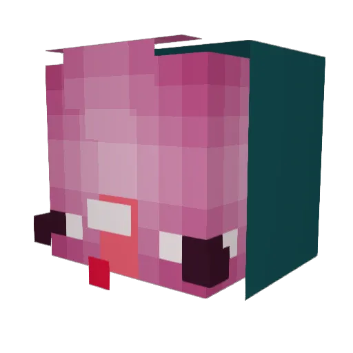 tobher40 Minecraft avatar head, 3D render