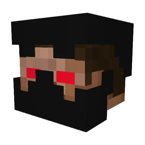 tobi1710 Minecraft avatar head, 3D render