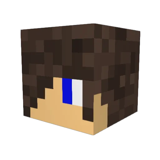 tobias0209 Minecraft avatar head, 3D render