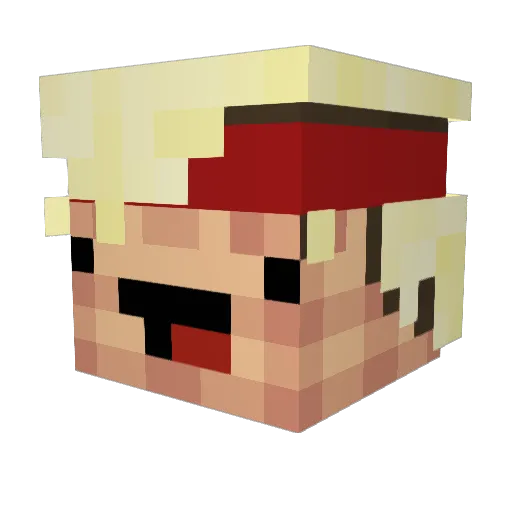 tobias_337 Minecraft avatar head, 3D render