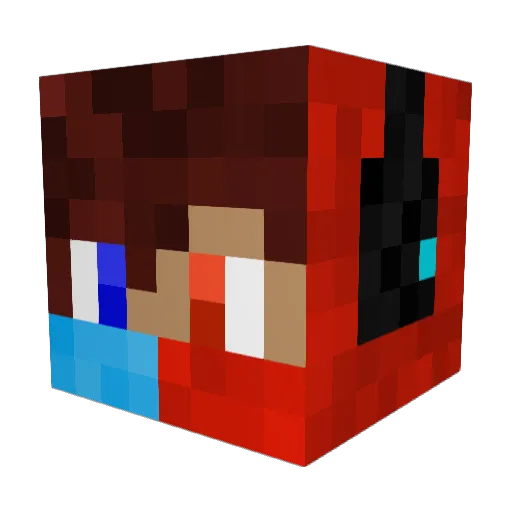 tobias_ba Minecraft avatar head, 3D render