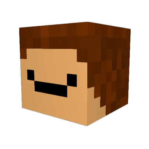 tobiashnyk Minecraft avatar head, 3D render