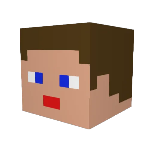tobiask939 Minecraft avatar head, 3D render