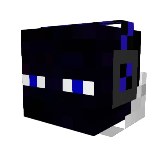 tobighst Minecraft avatar head, 3D render