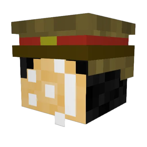 tobihi13 Minecraft avatar head, 3D render