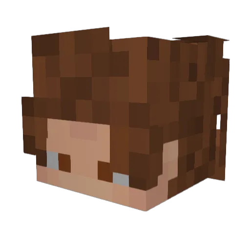 tobit786 Minecraft avatar head, 3D render