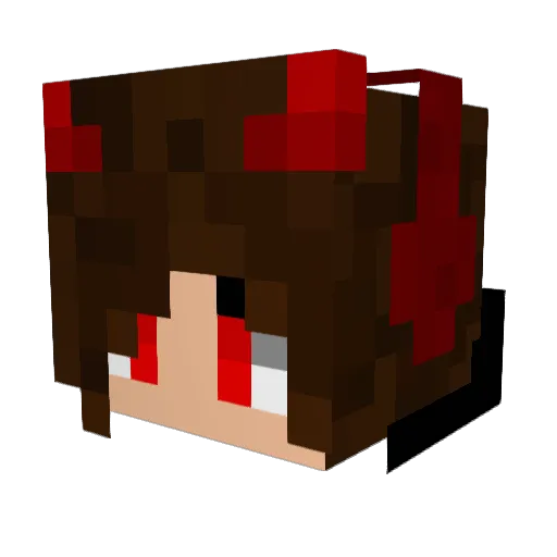 toborusatoboe Minecraft avatar head, 3D render