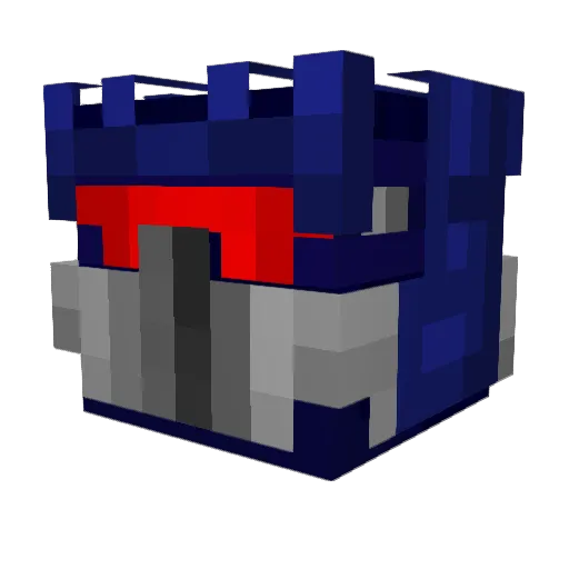 tobotua Minecraft avatar head, 3D render