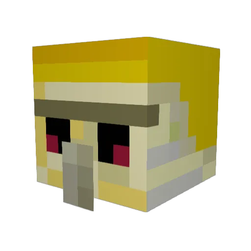 tobster9000 Minecraft avatar head, 3D render