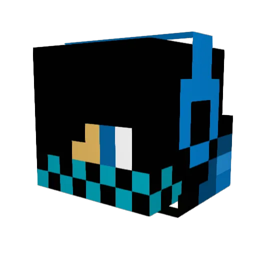 tobuscushotme Minecraft avatar head, 3D render